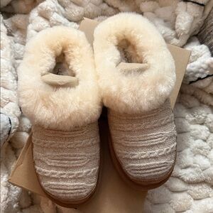 UGG Cluggette Cabelle Knit Slippers